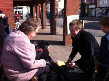 Maundy Thursday Shoe Shine